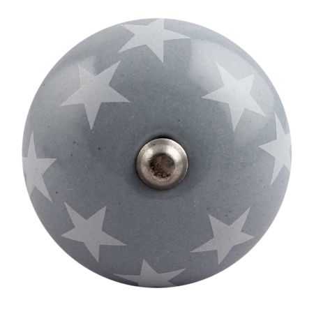 Grey Star Ceramic Wine Stopper